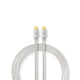 Nedis CCTB60700AL20 USB-kabel USB 2.0 2 m USB C 0,48 Gbit/sek. Aluminium