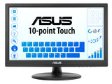 ASUS Touch VT169HE computerskærm 39,6 cm (15.6") 1920 x 1080 pixel Fuld HD LED Berøringsskærm Bordplade Sort