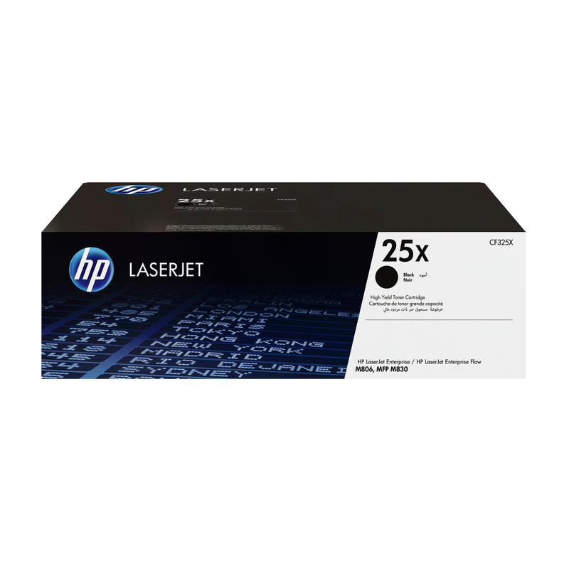 HP Original 25X LaserJet-tonerpatron med høj kapacitet, sort