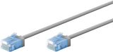 Goobay 74220 netværkskabel Grå 0,25 m Cat6a U/UTP (UTP)