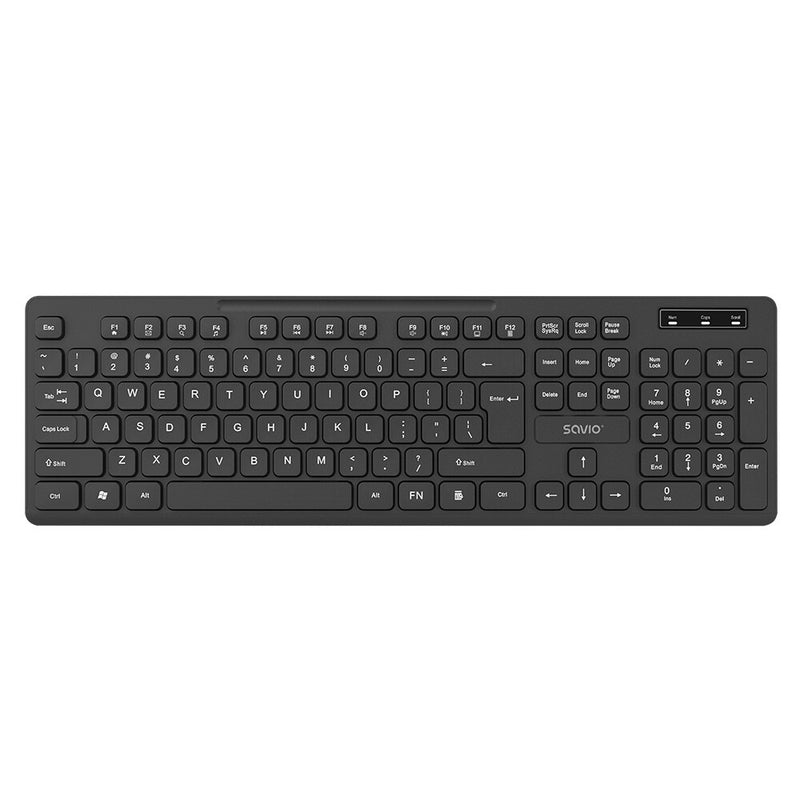 Savio KB-02 tastatur Hjemme/kontor USB QWERTY Sort