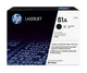 HP Original 81A LaserJet-tonerpatron, sort