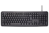 Deltaco Tastatur, nordisk layout, USB, sort
