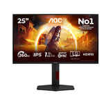 AOC G4 25G4ZR computerskærm 62,2 cm (24.5") 1920 x 1080 pixel LCD Sort, Rød