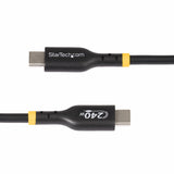 StarTech.com USB2EPR2M USB-kabel USB 2.0 2 m USB C 0,48 Gbit/sek. 240 W Sort