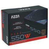 Azza PSAZ-550W enhed til strømforsyning 20+4 pin ATX ATX Sort