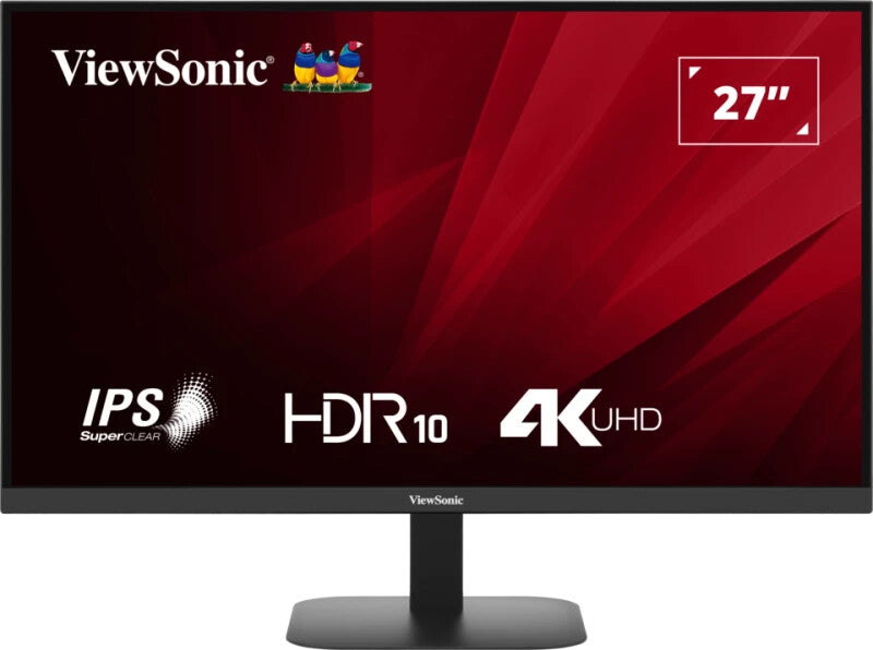 Viewsonic VA VA2708-4K-HD computerskærm 68,6 cm (27") 3840 x 2160 pixel 4K Ultra HD LED Sort