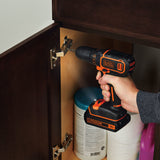 Black & Decker BDCDC18K-QW bor Nøglefri Sort, Orange