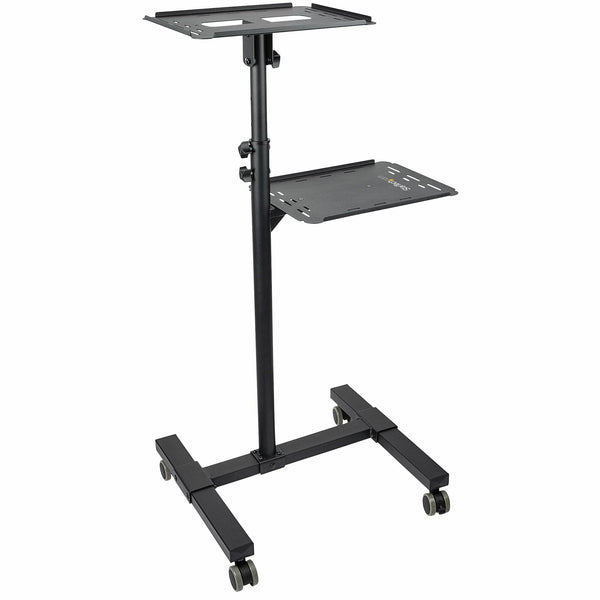 StarTech.com ADJPROJCART multimedie vogn & stand Sort Projektør Multimedia stand