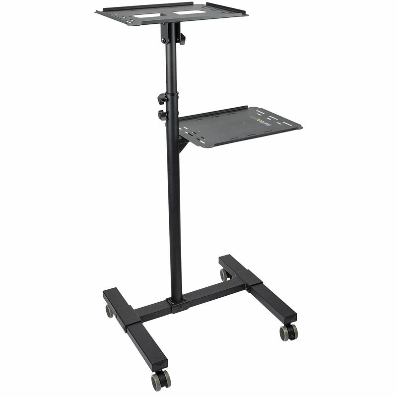 StarTech.com ADJPROJCART multimedie vogn & stand Sort Projektør Multimedia stand