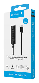 Sandberg 136-73 tilbehør til hovedtelefon/headset Controller