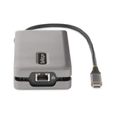 StarTech.com DKT31CDHPD3 dockingstation Ledningsført USB 3.2 Gen 2 (3.1 Gen 2) Type-C Grå