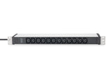 Digitus DN-95426 strømforsyningsenhed (PDU) 12 AC stikkontakt(er) 1U