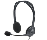 Logitech 981-000612 hovedtelefoner/headset Ledningsført Kontor/Callcenter Sort
