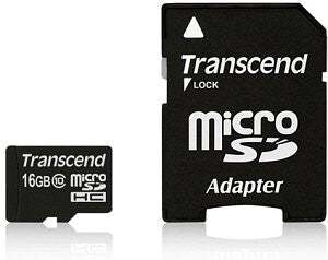 Transcend 16GB microSDHC Class 10 UHS-I MLC Klasse 10
