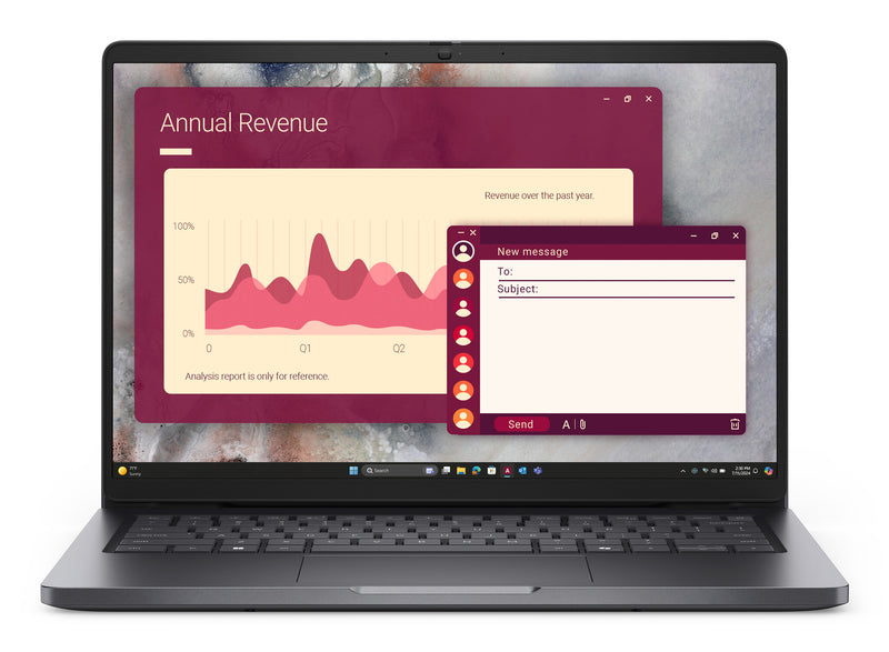 DELL Pro 14 PC14250 Intel Core Ultra 5 225U Laptop 35,6 cm (14") Full HD+ 16 GB DDR5-SDRAM 512 GB SSD Wi-Fi 6E (802.11ax) Windows 11 Pro Sort Nordisk