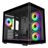 Cooler Master Elite 600 Midi Tower Sort, Transparent