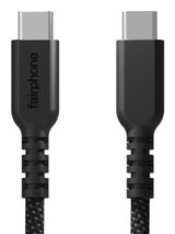 Fairphone ACCABL-2CC-WW1 USB-kabel USB 2.0 1 m USB C 0,48 Gbit/sek. 240 W Sort