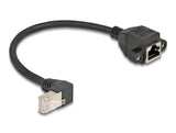 DeLOCK 80309 netværkskabel Sort 0,25 m Cat6a S/FTP (S-STP)