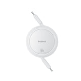Baseus Free2Pull USB-kabel 1 m USB C 0,48 Gbit/sek. 60 W Hvid