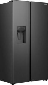 Hisense RS5P528STFE side-by-side køle-fryseskab Fritstående 528 L Sort
