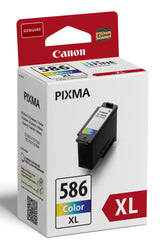 Canon PG-595XL/CL-586XL + GP-501 50Sh. Value Pack blækpatron 2 stk Original Højt (XL) udbytte Sort, Blå, Magenta, Gul
