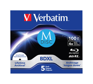 Verbatim 43834 blank Blu-ray disk BDXL 100 GB 5 stk