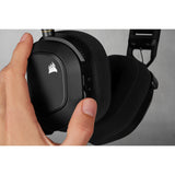 Corsair HS80 RGB Headset Trådløs Spil Sort