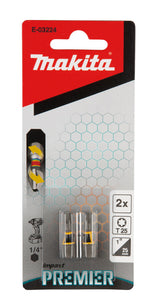 Makita E-03224 skruetrækker bit 2 stk