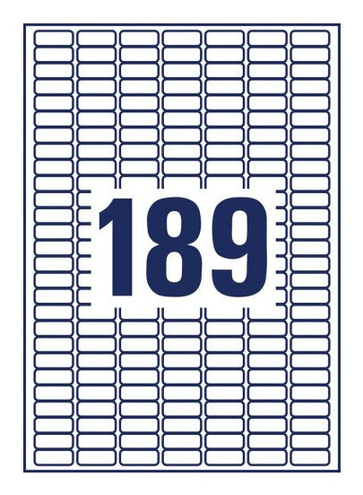Avery L4731REV-65 print etiket Hvid Selvklæbende printeretiket