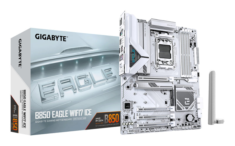 GIGABYTE B850 EAGLE WIFI7 ICE AMD B850 Sokkel AM5 ATX