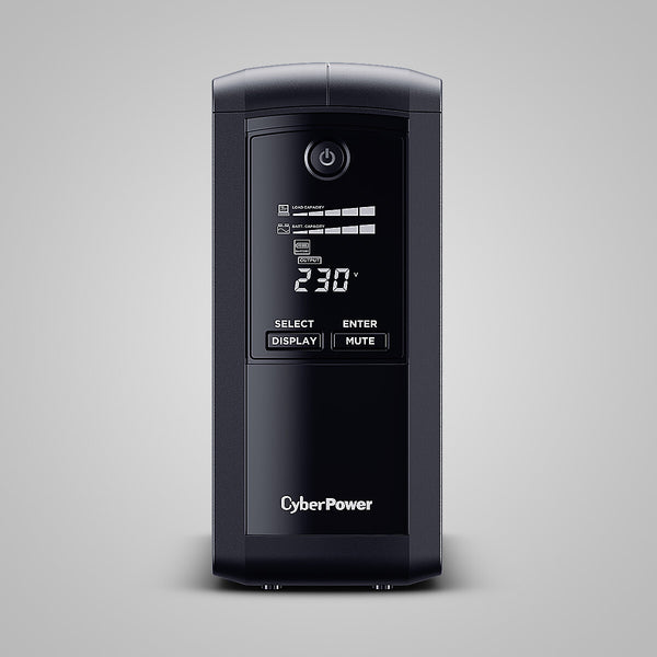 CyberPower Tracer III VP1000ELCD-FR UPS-enhed Interaktivt indgangsstik 1 kVA 550 W 4 AC stikkontakt(er)
