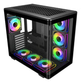 Cooler Master Elite 600 Midi Tower Sort, Transparent