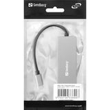 Sandberg 336-99 dockingstation Ledningsført USB 3.2 Gen 1 (3.1 Gen 1) Type-C Sølv