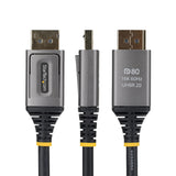 StarTech.com DP21V-50C-DP80-CABLE DisplayPort kabel 0,5 m Sort