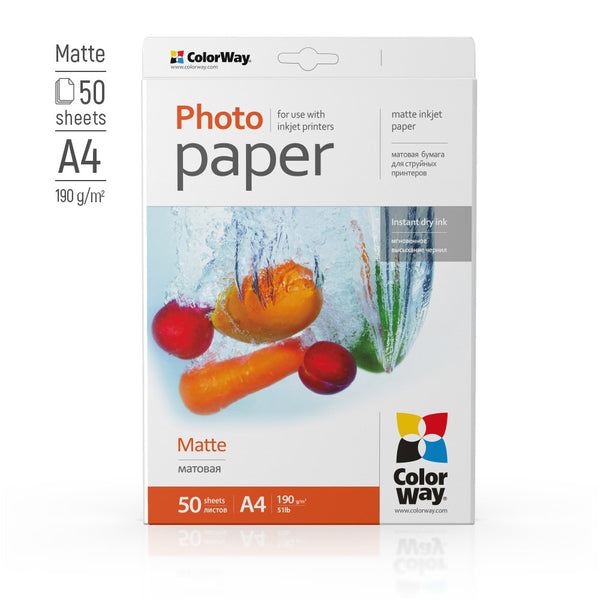 Colorway PM190050A4 fotopapir A4 Mat
