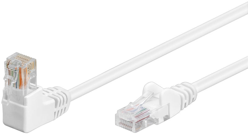 Goobay 94163 netværkskabel Hvid 1 m Cat5e U/UTP (UTP)