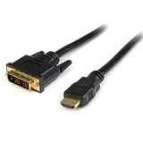 StarTech.com HDDVIMM2M videokabel adapter 2 m HDMI DVI-D Sort