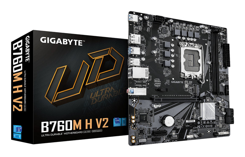 GIGABYTE B760M H V2 bundkort Intel B760 Express LGA 1700 micro ATX
