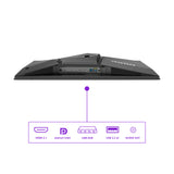 AOC AGON PRO AG276QZD2 computerskærm 67,3 cm (26.5") 2560 x 1440 pixel Quad HD QD-OLED Sort, Grå