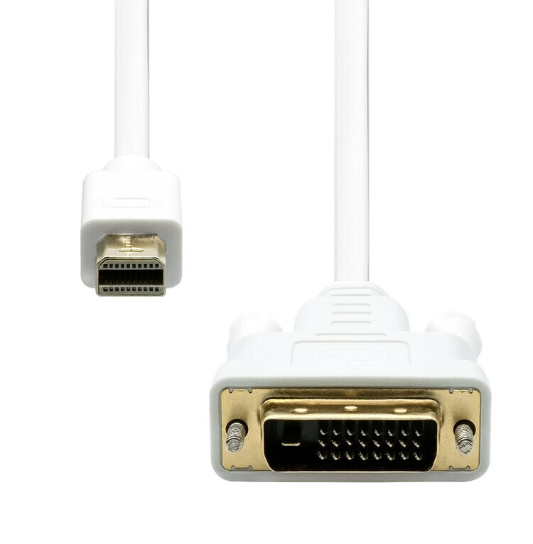 ProXtend Mini Displayport to DVI-D 24+1 1M Hvid