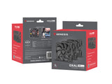 GENESIS Oxal 120 Computerkabinet Ventilator 12 cm Sort 3 stk