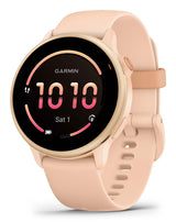 Garmin vívoactive 6 3,05 cm (1.2") AMOLED 42 mm Digital 390 x 390 pixel Berøringsskærm Lyserød Wi-Fi GPS (satellit)