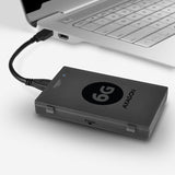 Axagon ADSA-1S6 drevkabinet HDD/SSD kabinet Sort 2.5"