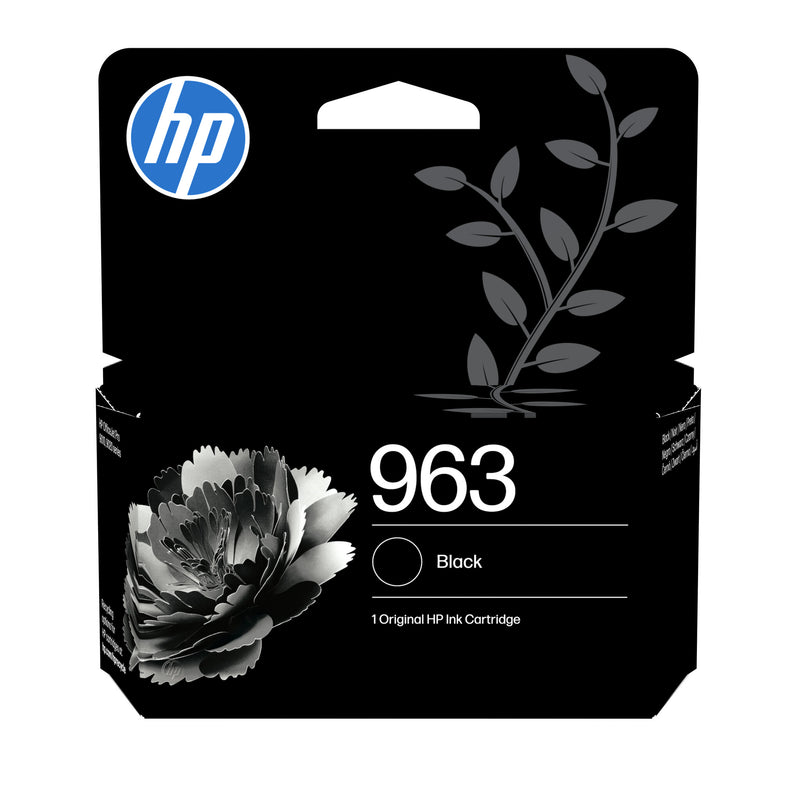 HP 963 Original Ink-blækpatron, sort