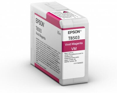 Epson T8503 blækpatron 1 stk Original Levende magenta