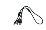 Silex E1639 USB-kabel 0,5 m 2 x USB A Sort