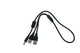 Silex E1639 USB-kabel 0,5 m 2 x USB A Sort
