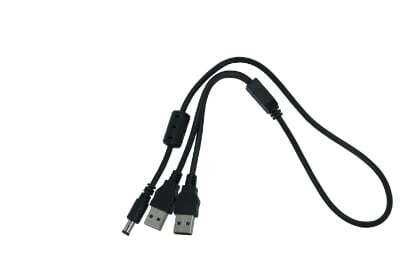 Silex E1639 USB-kabel 0,5 m 2 x USB A Sort