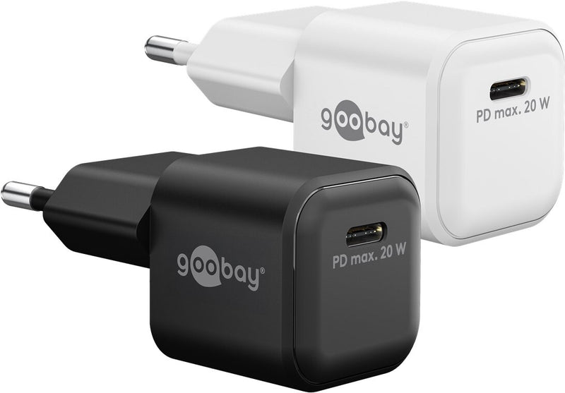 Goobay 79150 oplader til mobil enhed Universel Sort Vekselstrøm Hurtig opladning Indendørs